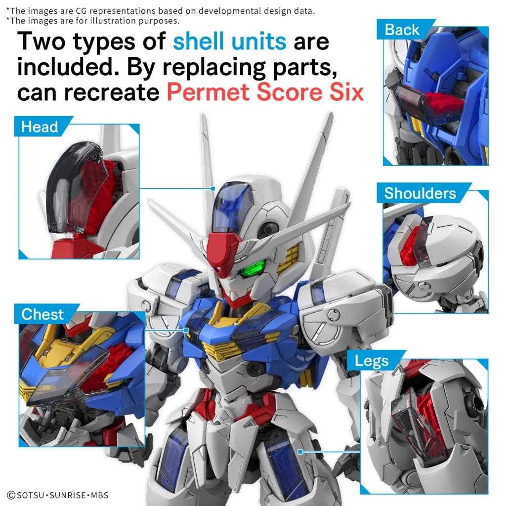 GUNDAM - MGSD Gundam Aerial - Model Kit